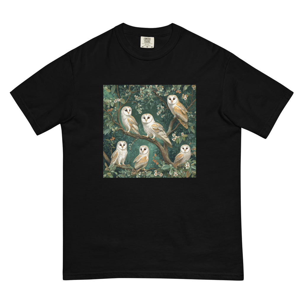 Barn Owl Forest Scene T-Shirt