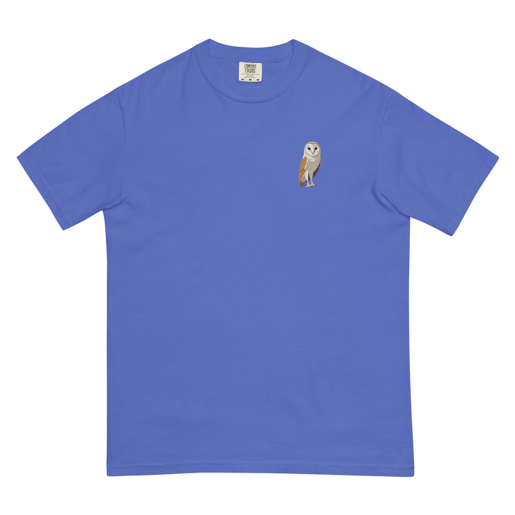 Barn Owl Embroidered T-Shirt