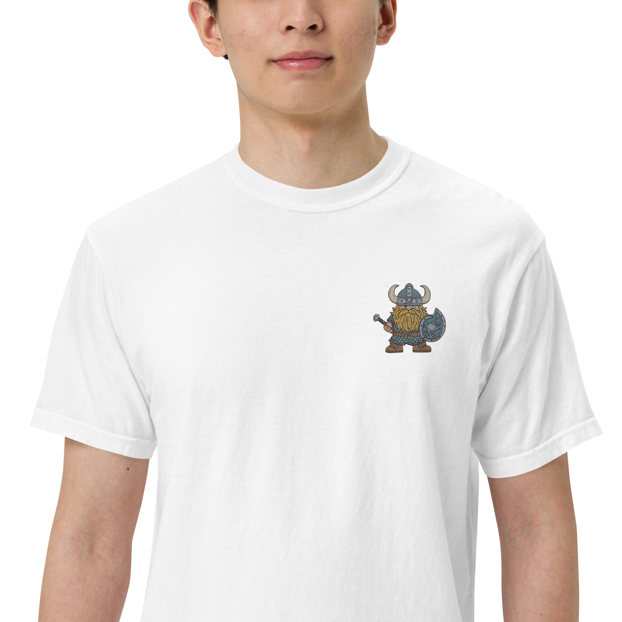 Viking Gnome Embroidered T-Shirt