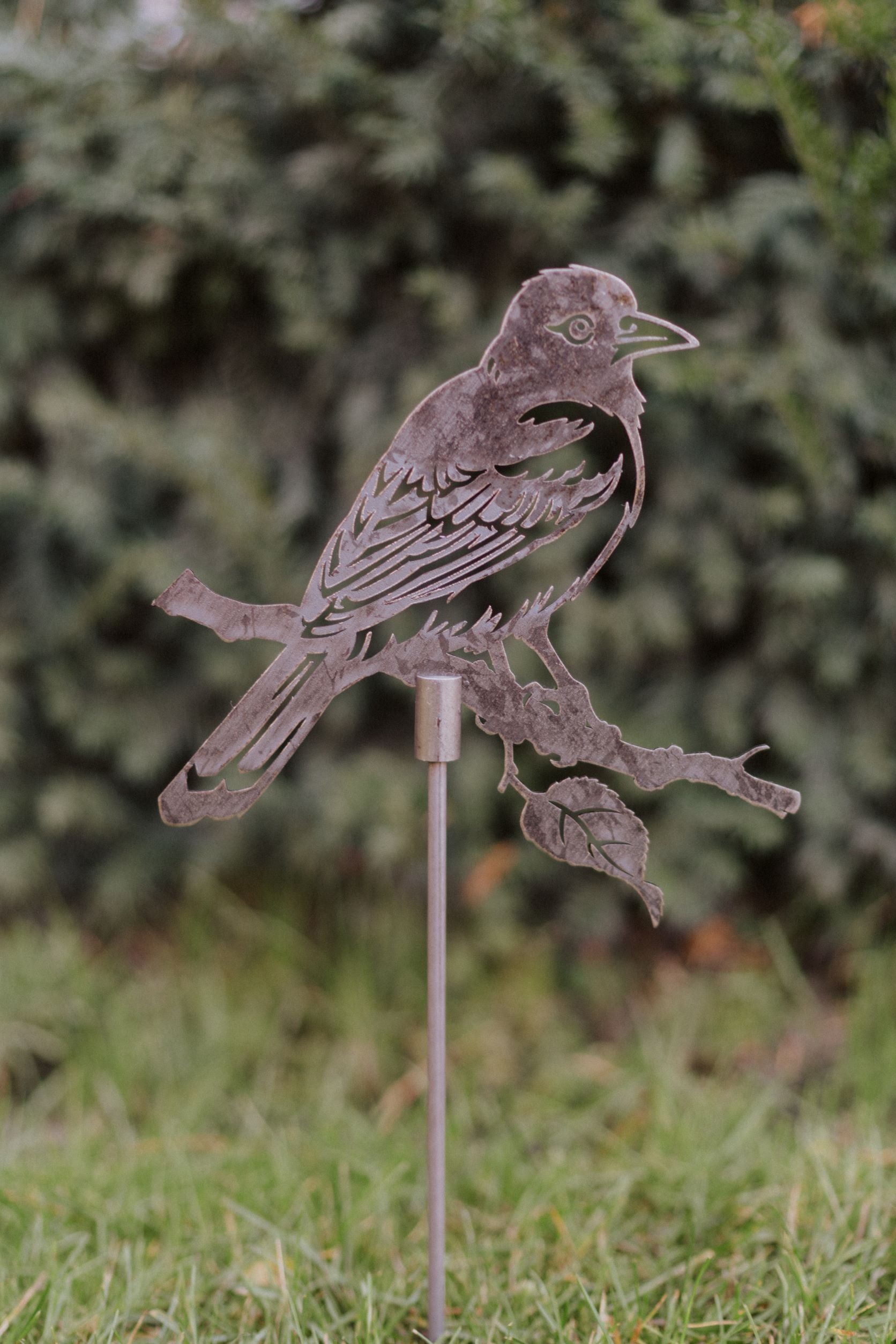 Metal Baltimore Oriole Yard Art & Garden Decoration